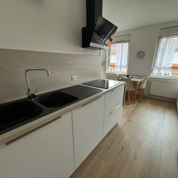 Rénovation cuisine, placo, parquet CMV Concept