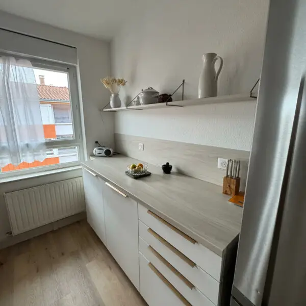 Rénovation cuisine, placo, parquet CMV Concept